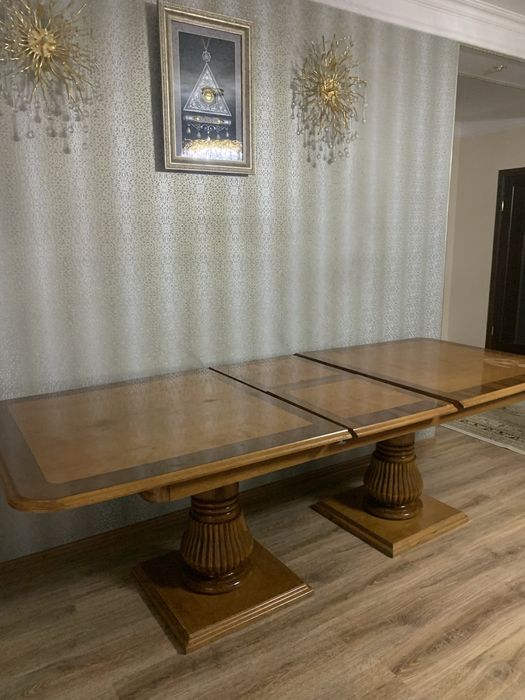 деревянный раздвижной стол