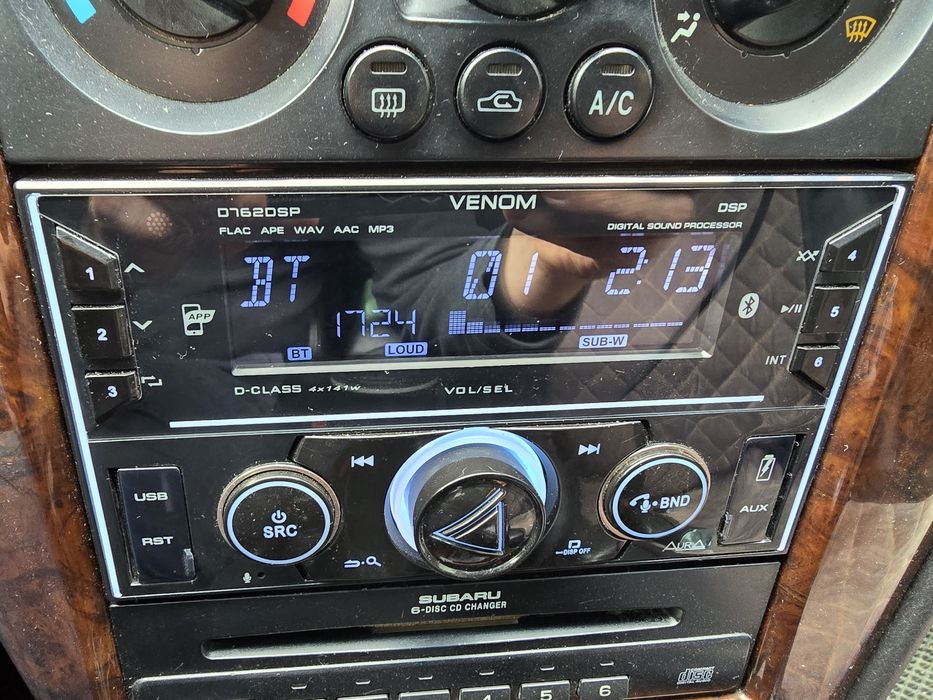 Магнитола Процессорная Мультимедиа AurA Venom D762DSP