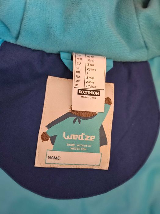 Costum ski zăpadă Decathlon 2 ani baietel
