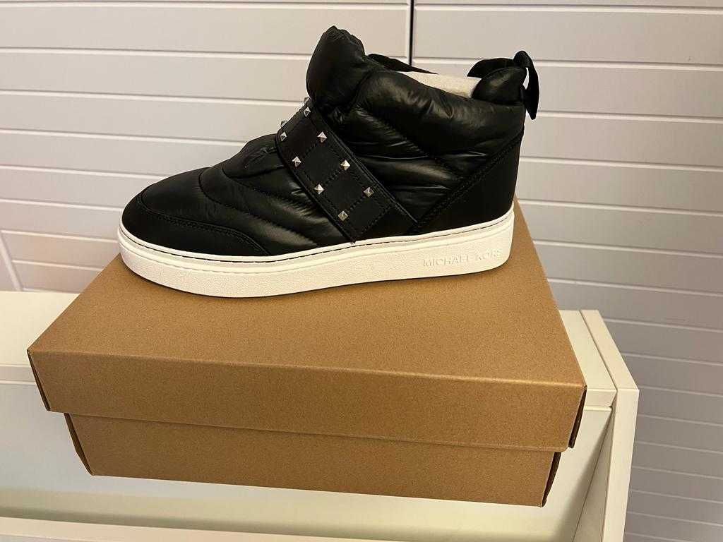 Pantofi sport iarna Michael Kors Stirling Black Nylon marimea 40,5