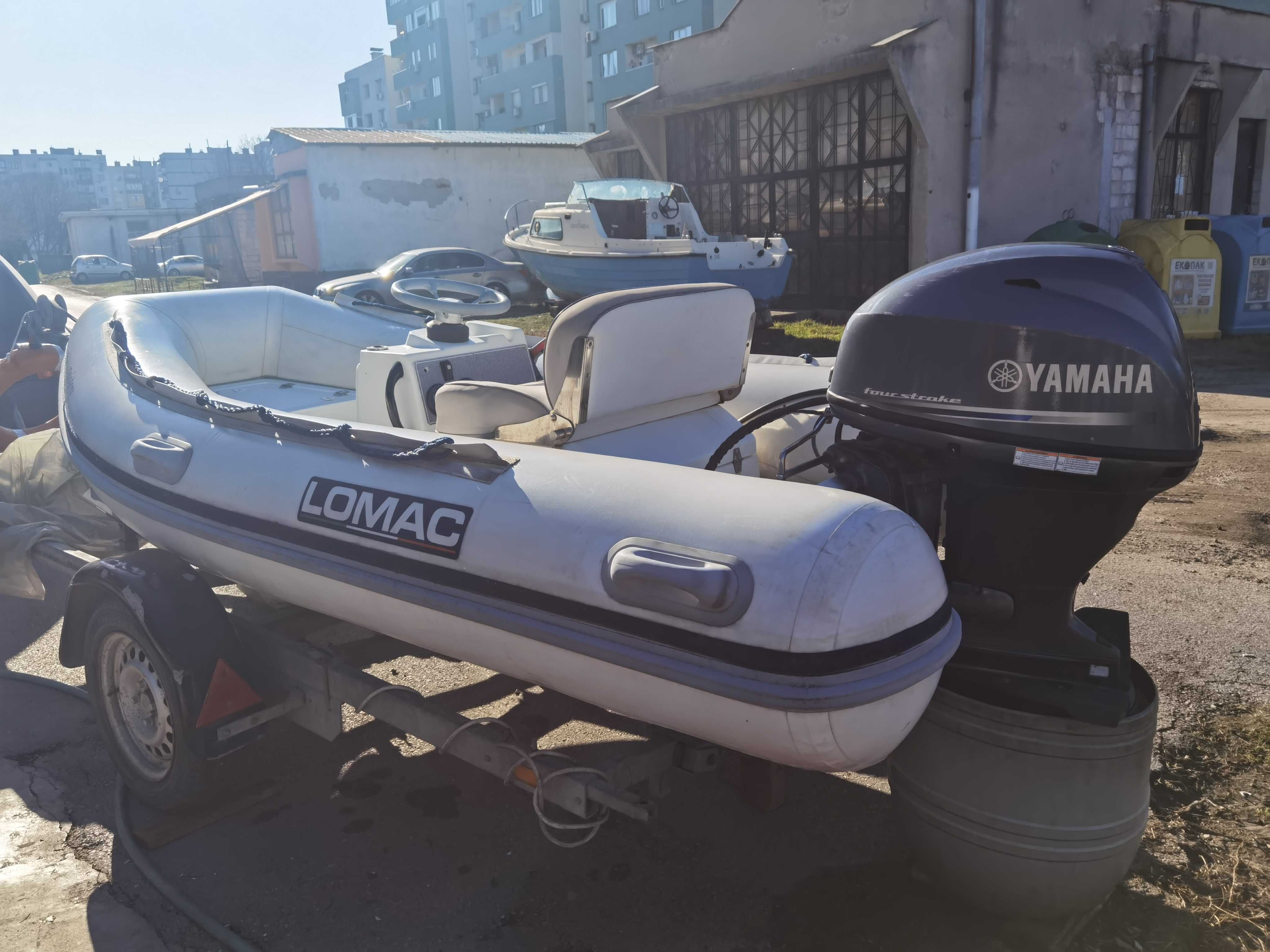 Лодка-Rib/Риб/марка-LOMAC, модел-350 Lx-Морско изпълнение