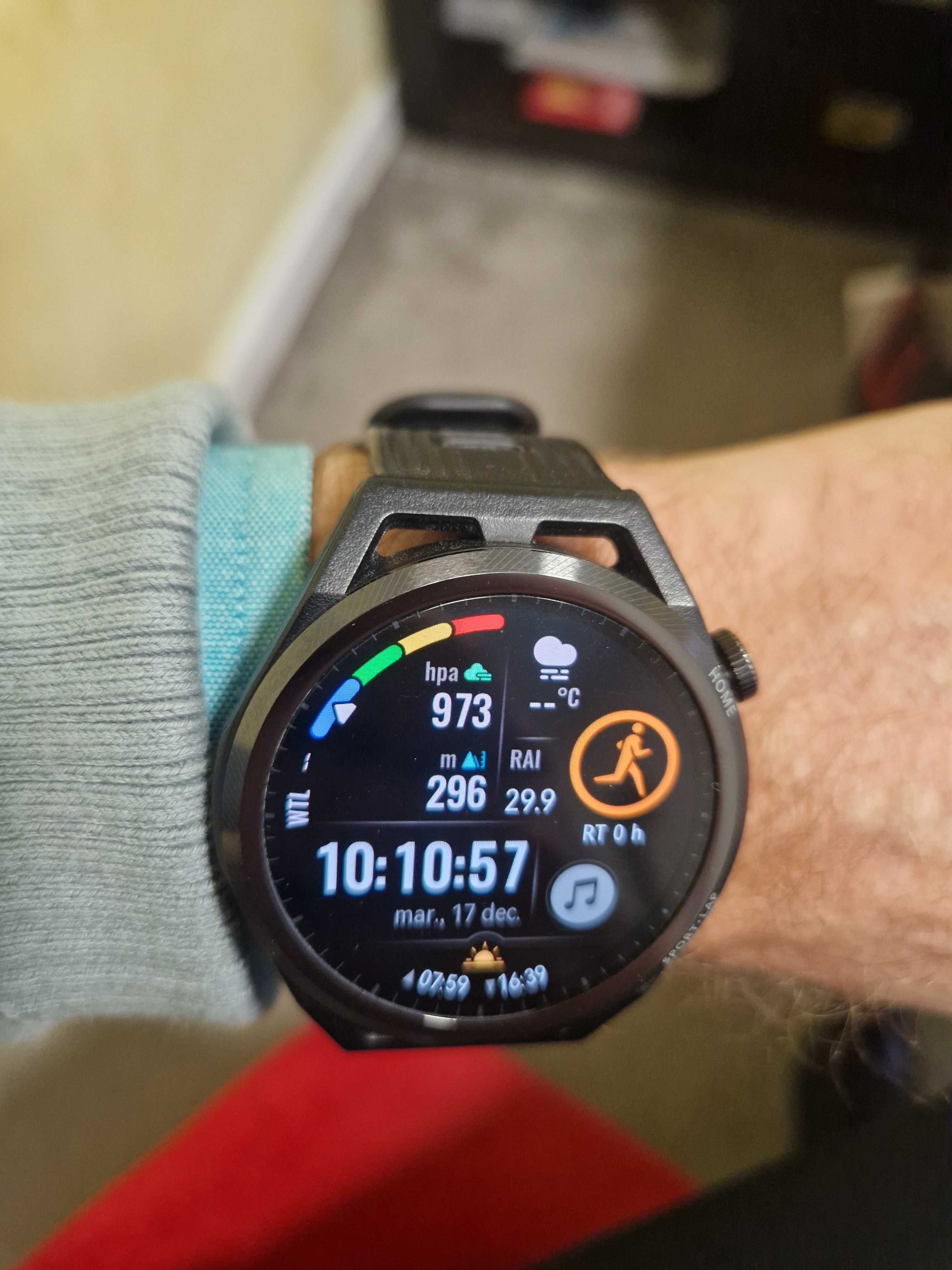 Smartwatch HUAWEI Watch GT Runner 46mm, Android/iOS, silicon, Black