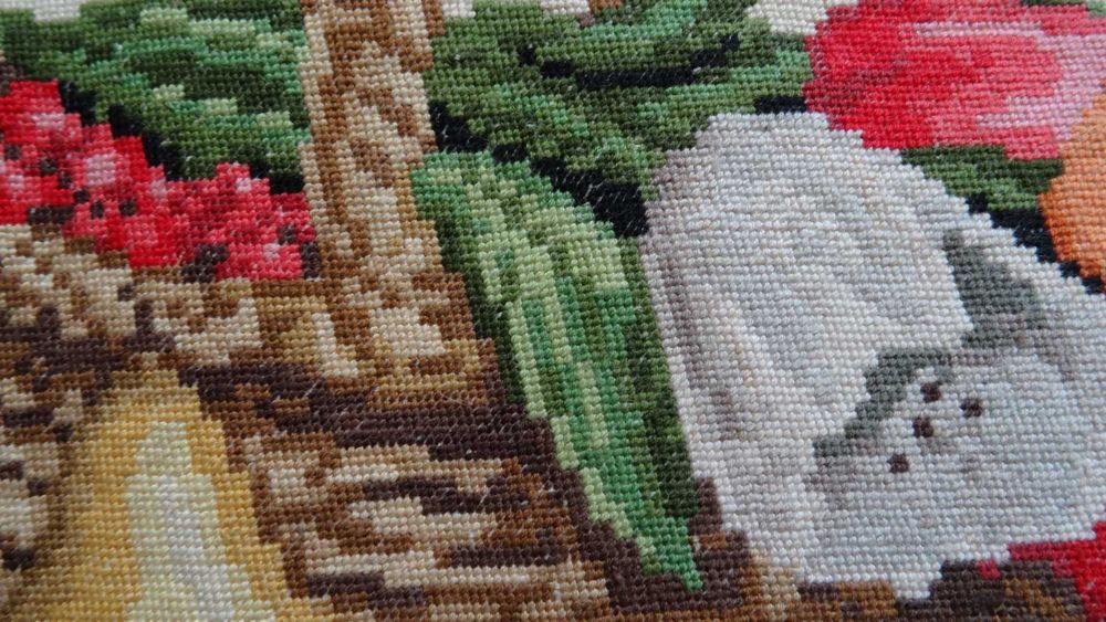 гоблен кошница с лалета и круши