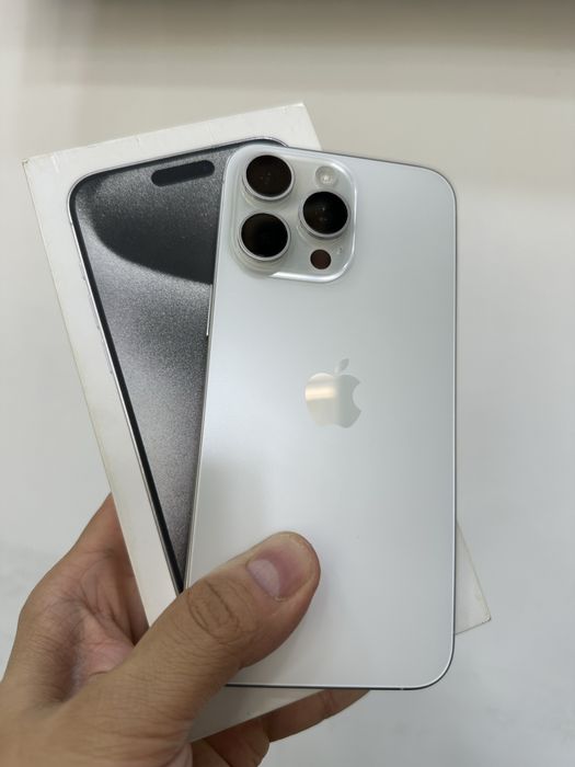iPhone 15 pro max 512 Silver White