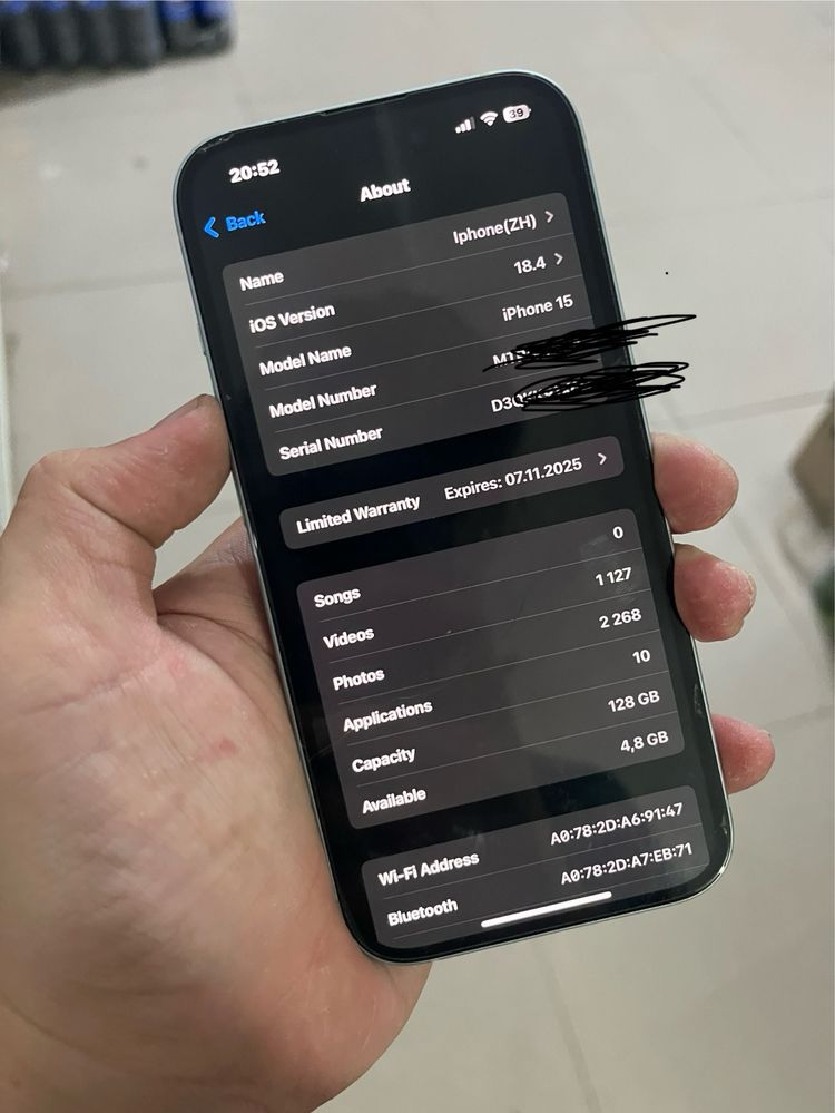iphone 15(128гб)