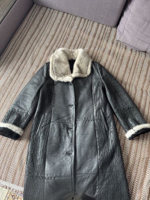 Дубленка с НОРКОВЫМ воротником