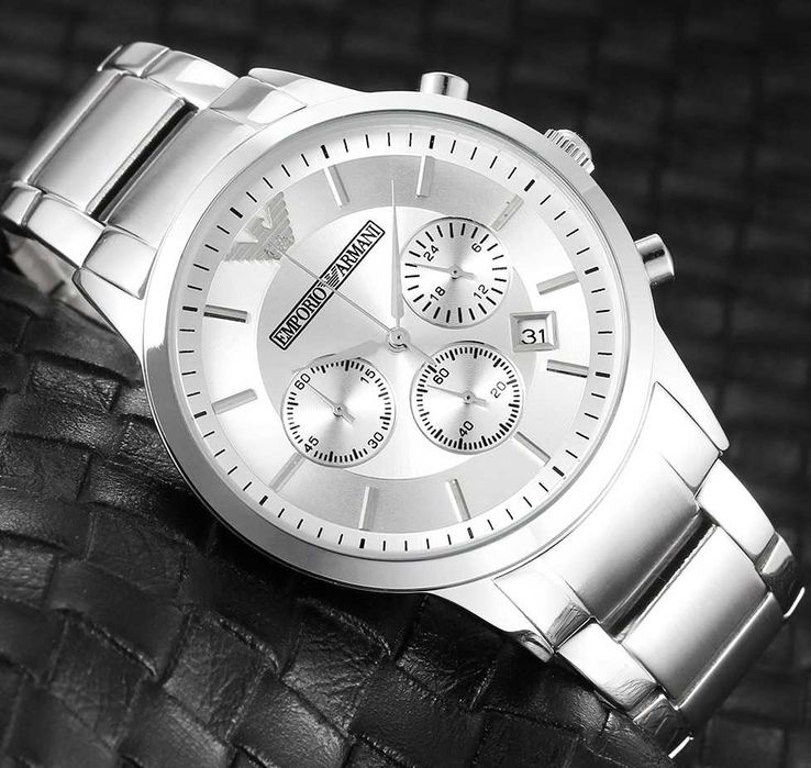 CEAS Armani Premium Chronograph Silver Elegant -NOU 2025 !!!