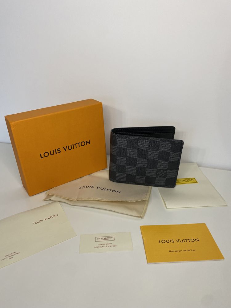 Portofel Louis Vuitton piele canvas 100% cutie inclusă