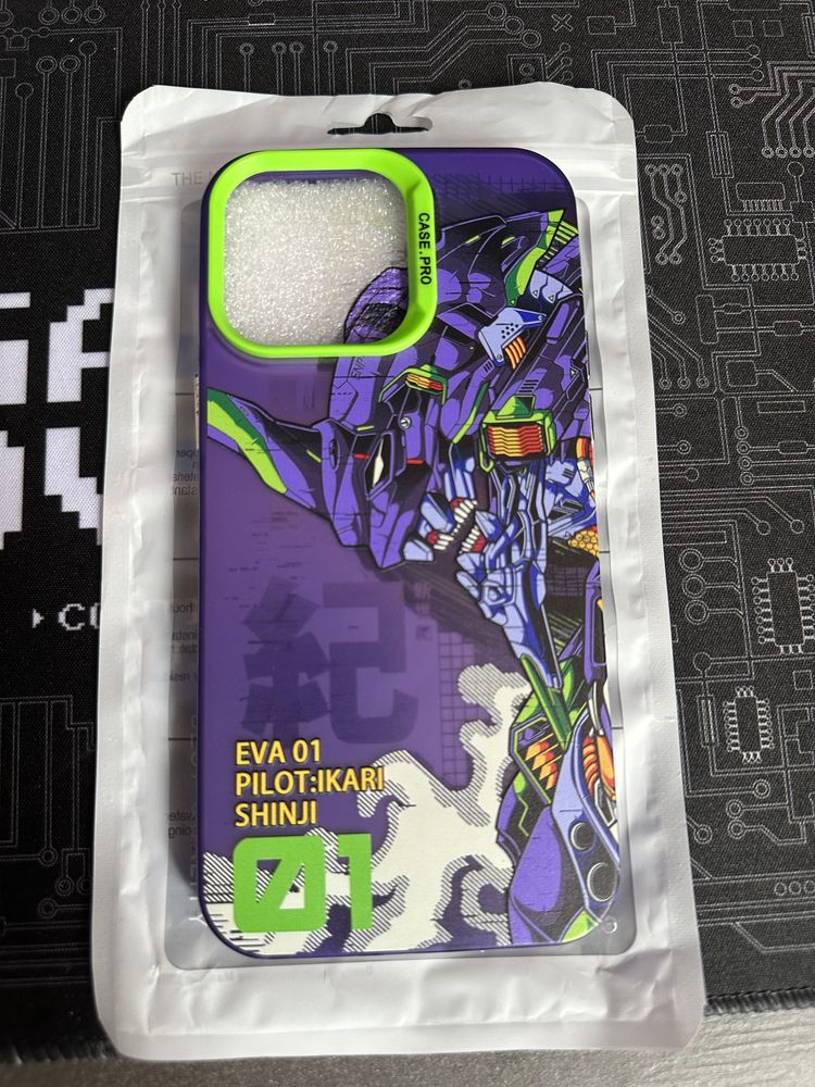 Чехол Evangelion на iPhone 14 Pro Max