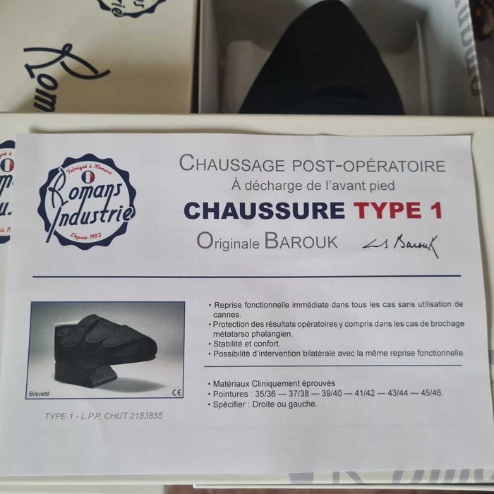 Pantofi post operatori