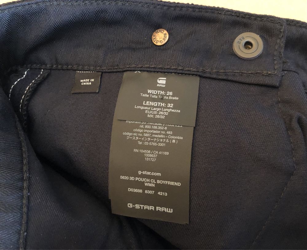 50% вълна G-Star RAW 5620 3D Pouch CL Boyfriend ОРИГИНАЛ дамски дънки