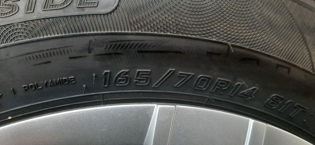 Чисто нови гуми с джанти 14цола 4х100