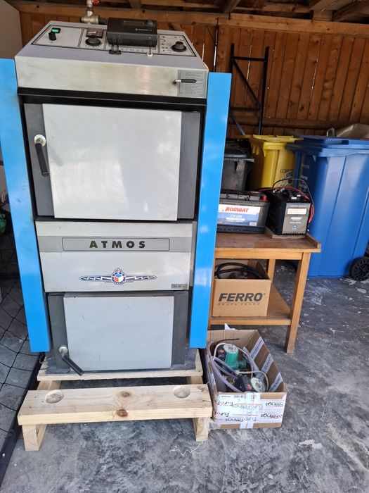 Vând centrala termica lemne Atmos 40kw