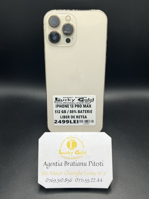 Iphone 13 pro max 512 gb 88% baterie cod 22688