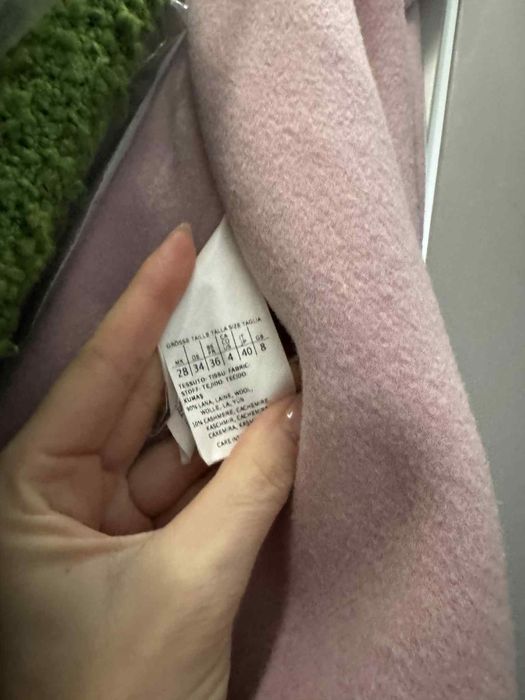 Palton Max Mara, 90% lana,10% cashmere numar S