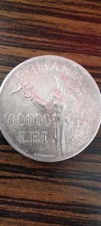 Moneda 100000 Lei Regele Mihai 1946