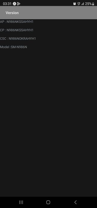 Note 20 Ultra 5G Koreya region