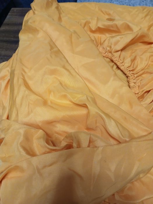 Чаршаф с ластик, оранжев