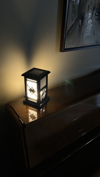 Ръчно изработена лампа стил “kumiko”