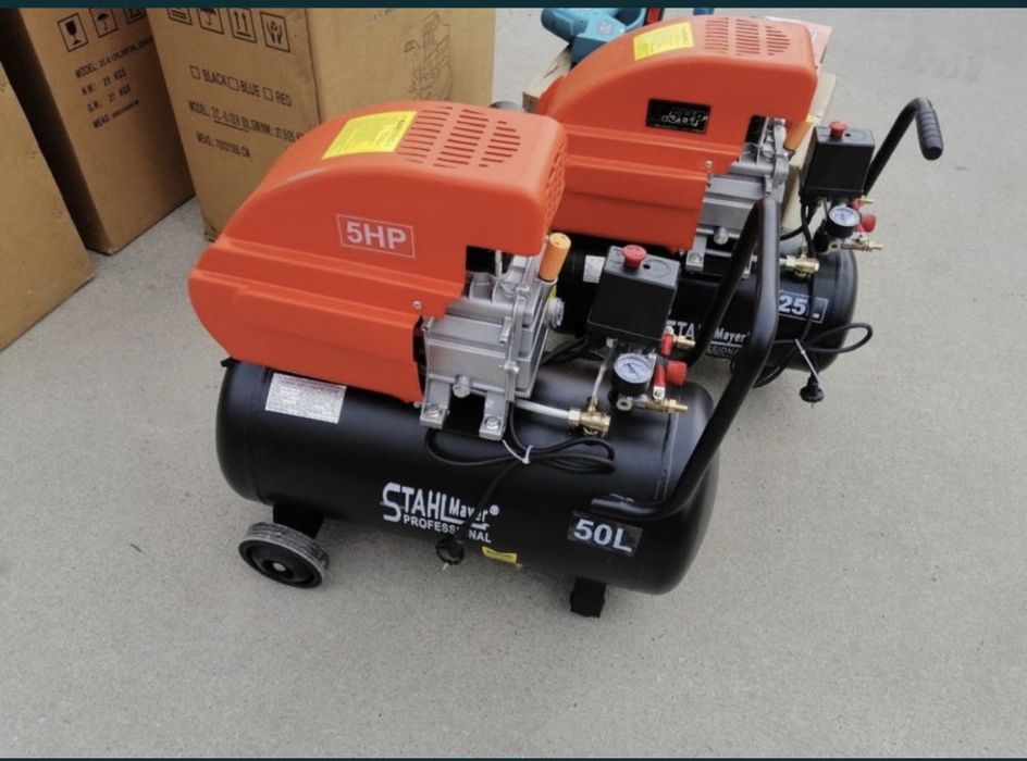 Компресор за въздух бутален 25л