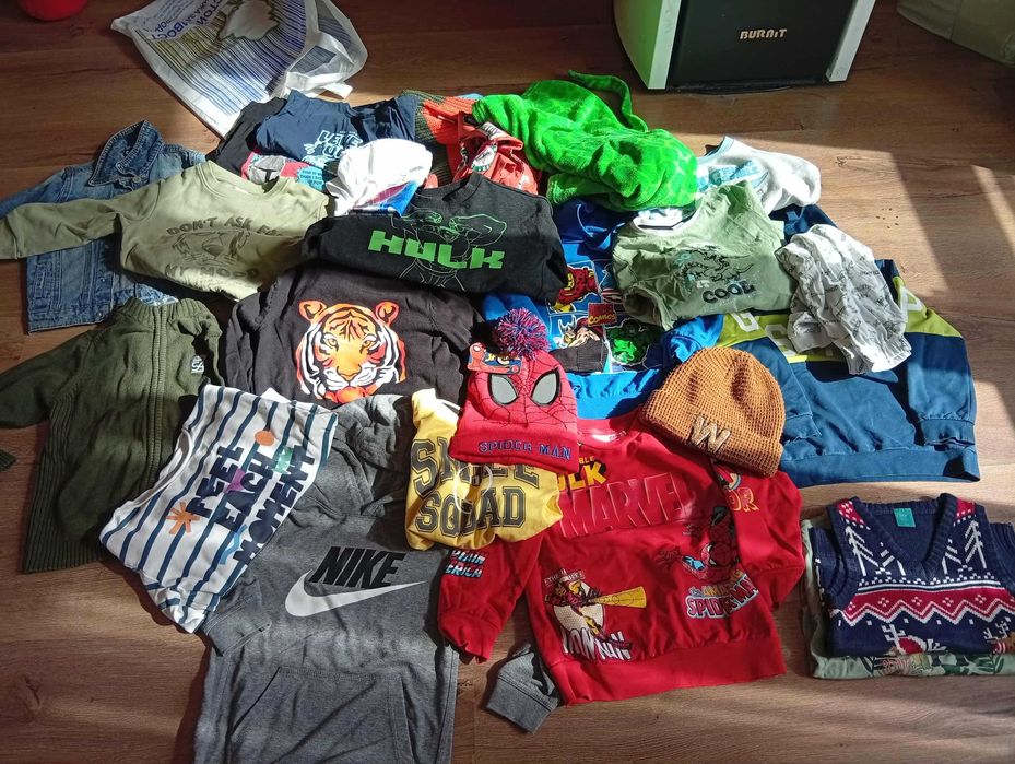 огромен детски зимен лот + зимно яке 110-116 см 4-5 г