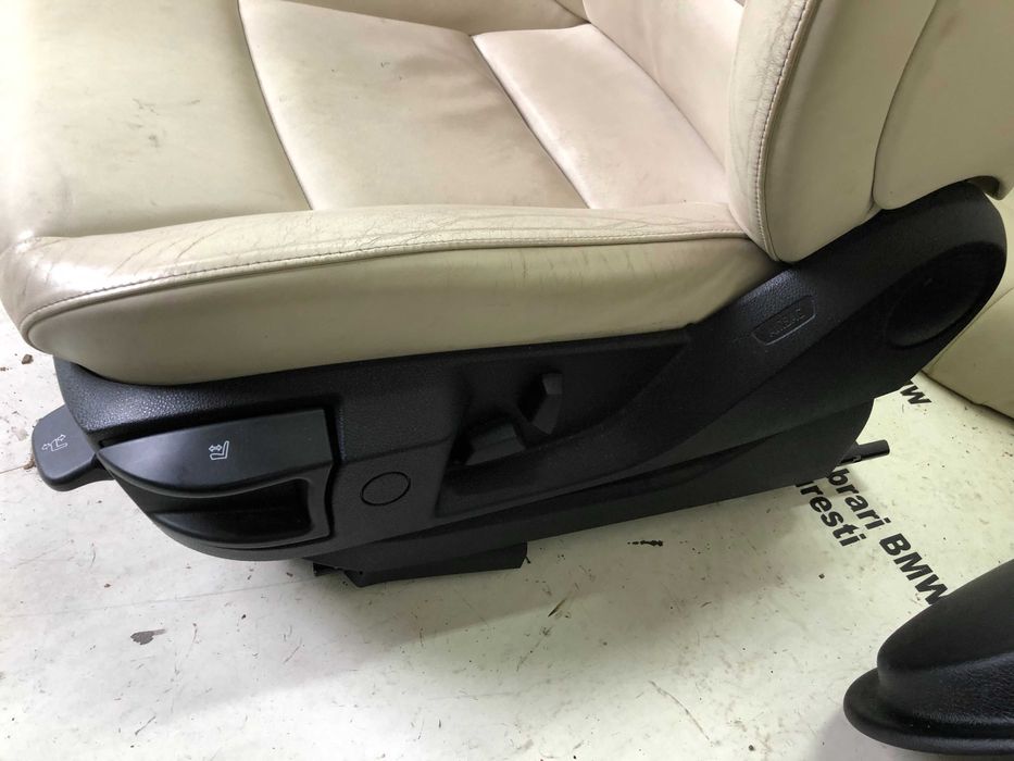 Scaune interior cu incalzire INDIVIDUAL BMW F10 piele crem deschis EU