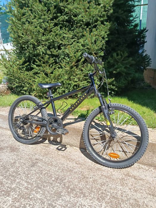 Bicicletă MTB Rockrider Explore 500 20" negru copii 120-135 cm