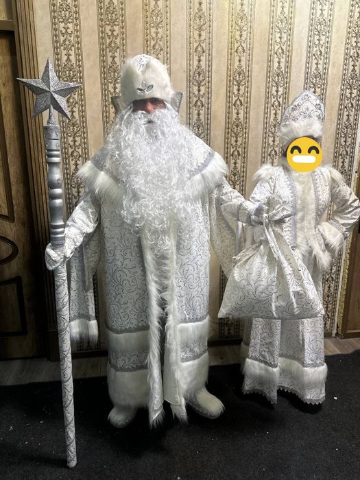 Продам новый костюм дед мороз и снегурочка qorbobo va qorqiz kiymi