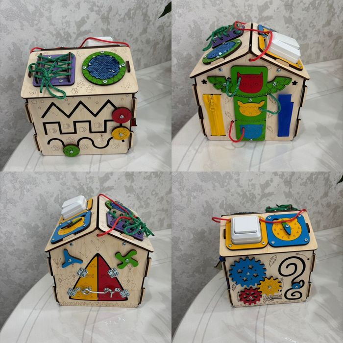Развевающий домик Бизиборд Kim Toys