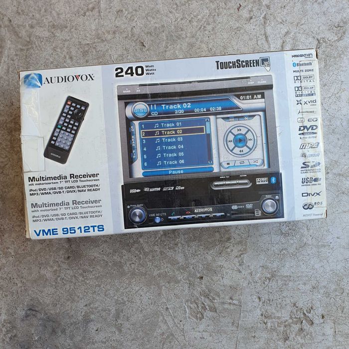 Audiovox VME 9512 TS за автомобил.