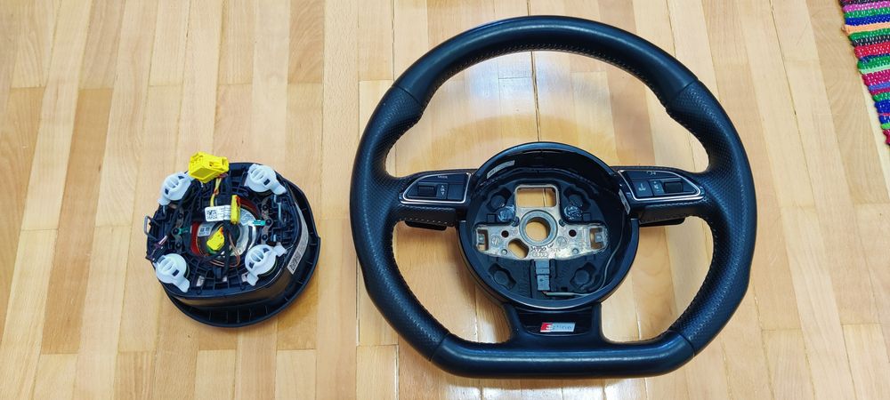 Volan tesit cu padele Audi A4 A5 facelift sline
