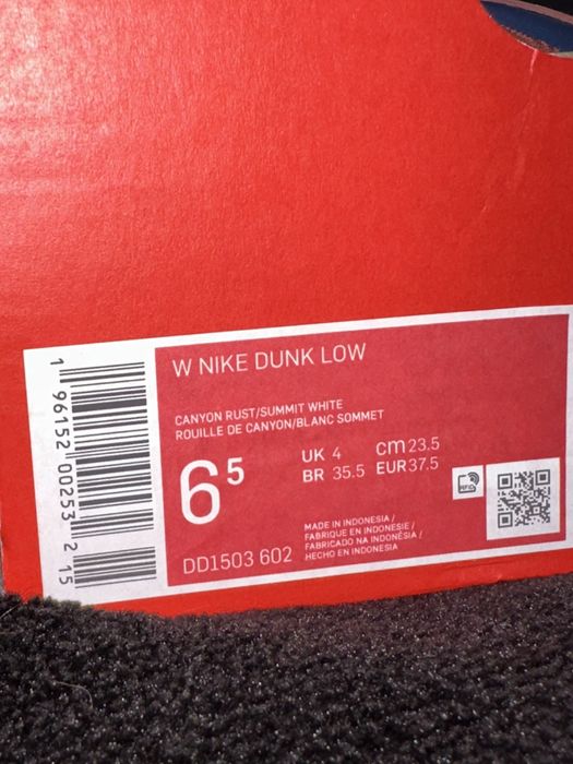 Nike Dunk Low Canyon Rust marimea 37.5