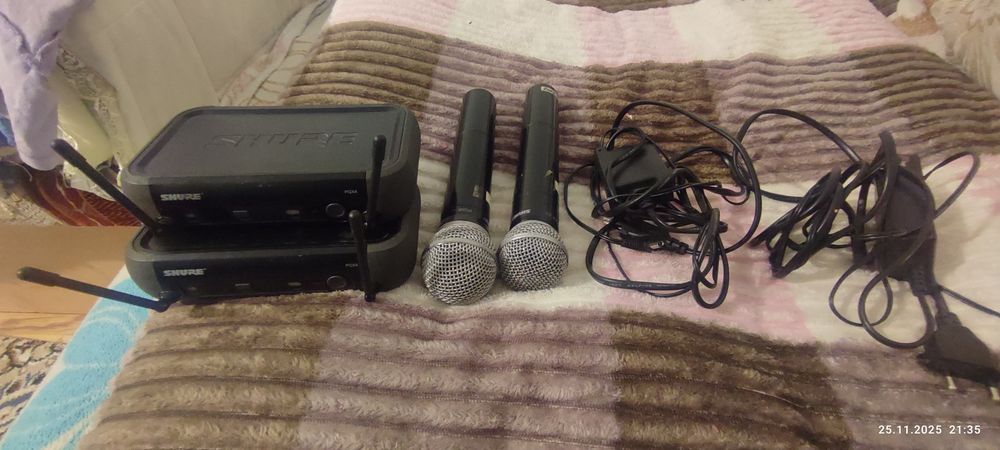 Микрофон SHURE 2 штука б/у