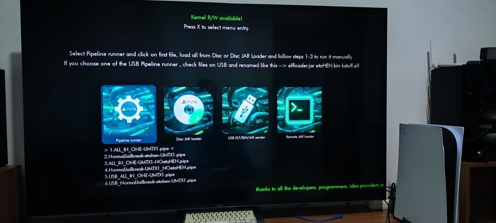 Jailbreak pentru PS5 cu disc și FW  mai mic de 7.61