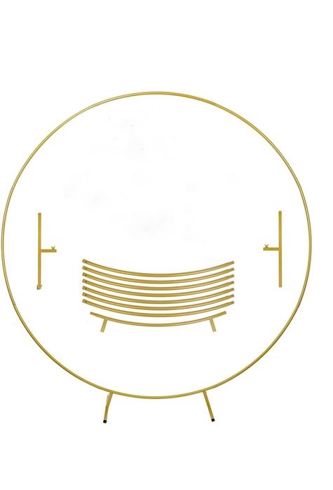 Кръгла златна арка 220см