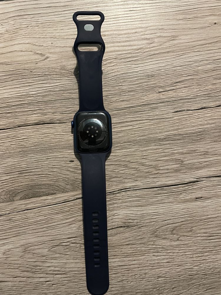 Apple watch seria 7 blue aluminium 45mm