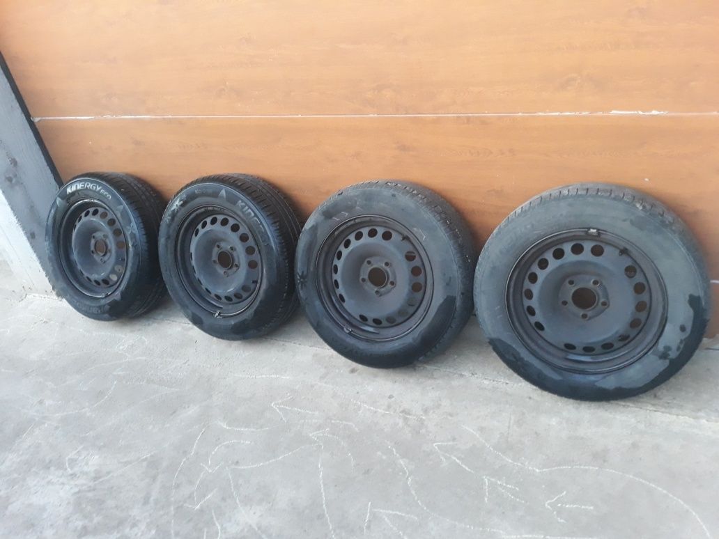 4 roti jante vara pe 15 Opel Astra H 195 65 15 Hankook