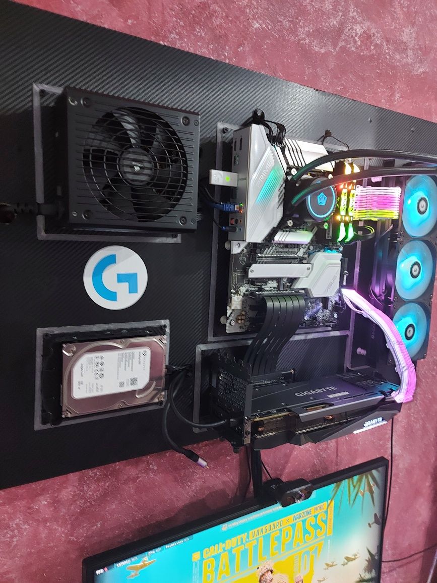 Pc wall mount i7 10700k