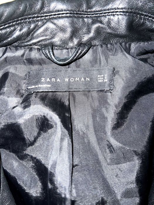 Дамско кожено яке - ZARA. Естествена кожа.