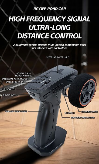 Vand masinuta RC scara 1/36, tractiune 4WD si comenzi proportionale