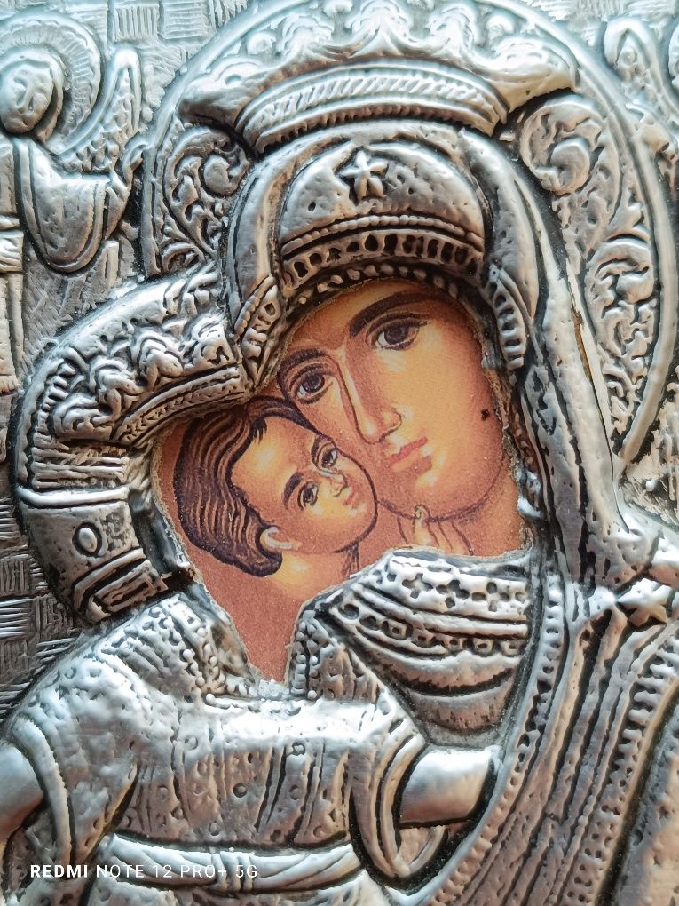 Сребърна  икона ..