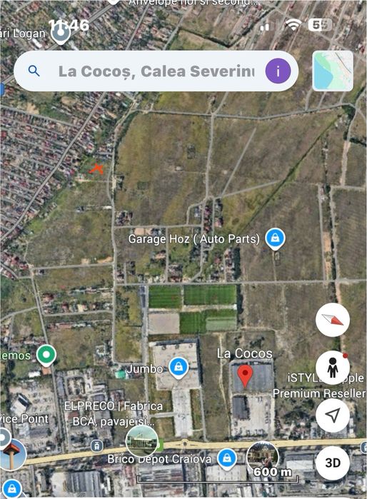 Teren In spate la Jumbo,La Cocos,baza sportiva FCU