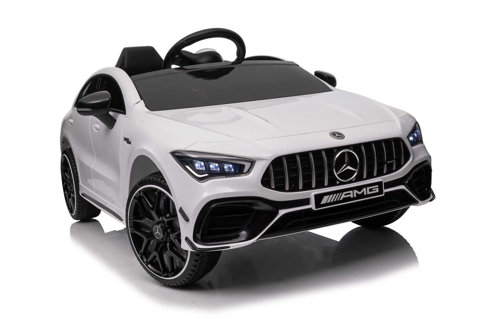 Акумулаторен КОЛА CLA45s 4X4 12V батерия,MP3,с меки гуми