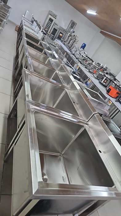 Мойки столы стеллажи сушилки для посуды металлические