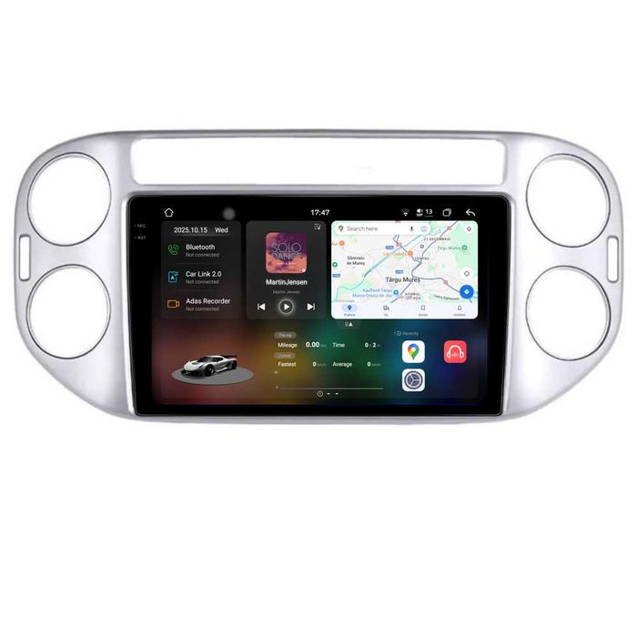 Navigatie Dedicata Android Volkswagen Tiguan,9 Inch,Bluetooth, Carplay