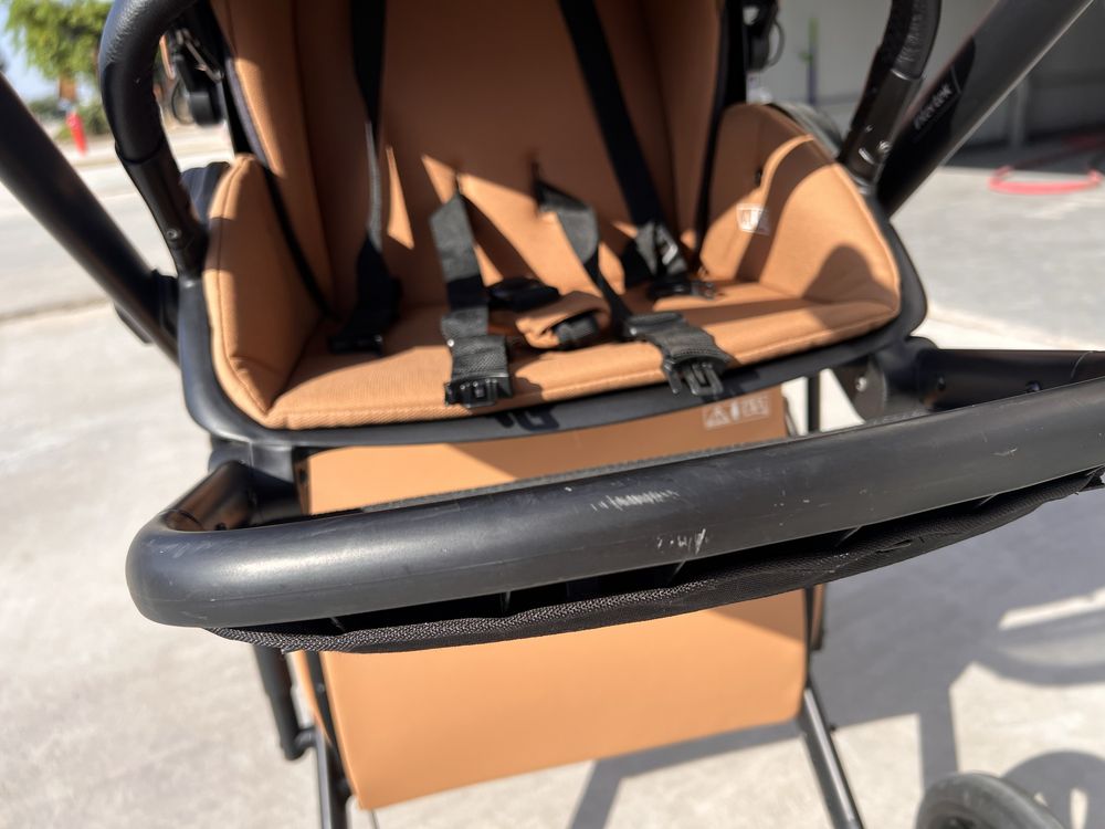 Бебешка количка Anex - 2 в 1 E/Type цвят Caramel