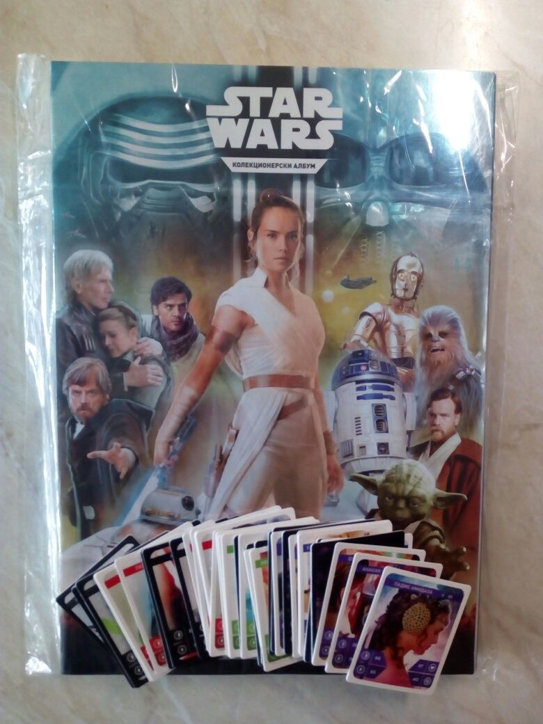 STAR WARS обикновенни карти.Пълна колекция Супергерои