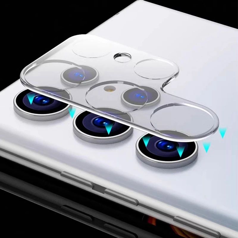 Samsung Galaxy S25 S24 /Ultra/Plus/FE/ 3D Стъклен протектор за камера