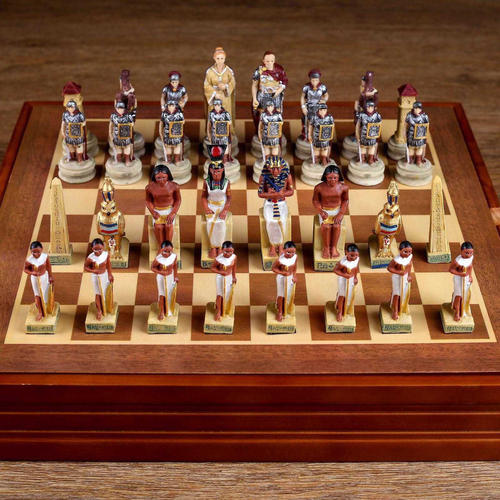 Шахматы сувенирные подарочные "Битва за Египет"