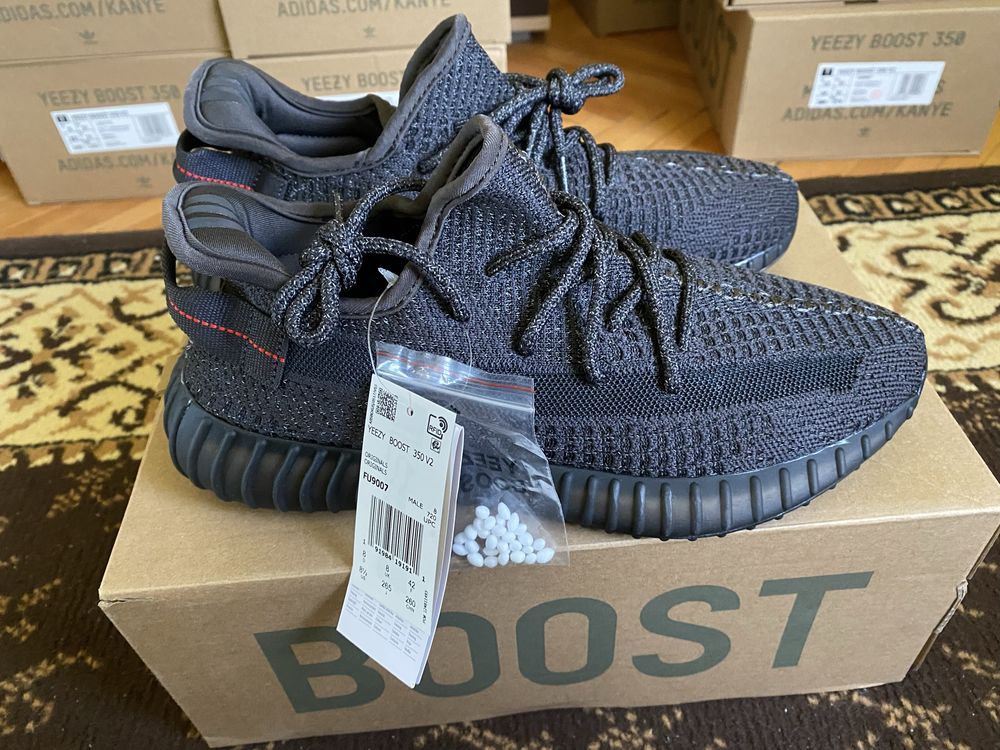 Yeezy 350V2 Static Black Reflective, 41, 43, 44